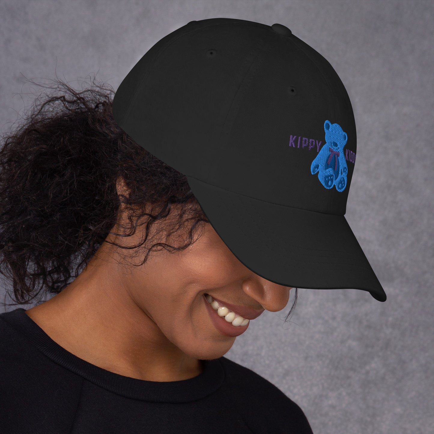 "Kippyy Kiddos" Blue bear Dad hat