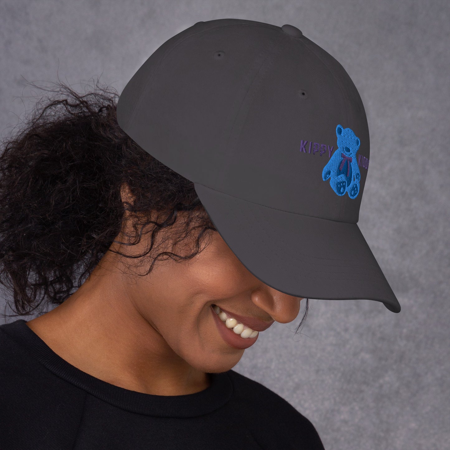 "Kippyy Kiddos" Blue bear Dad hat