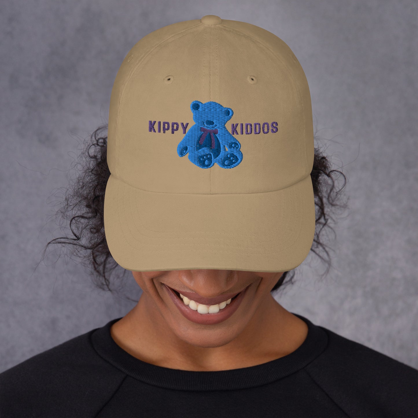 "Kippyy Kiddos" Blue bear Dad hat