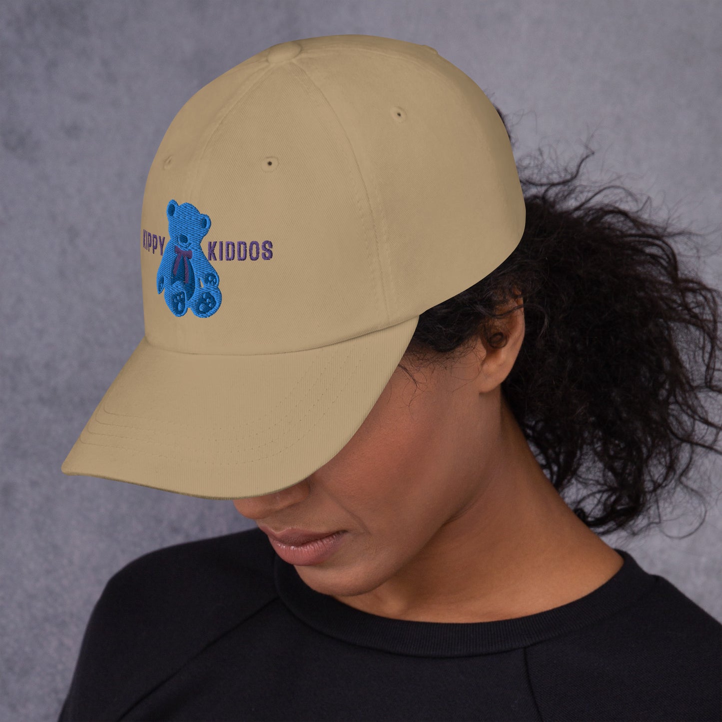 "Kippyy Kiddos" Blue bear Dad hat