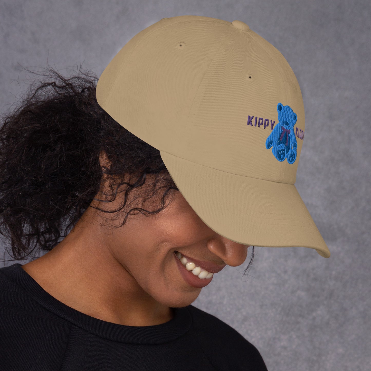 "Kippyy Kiddos" Blue bear Dad hat