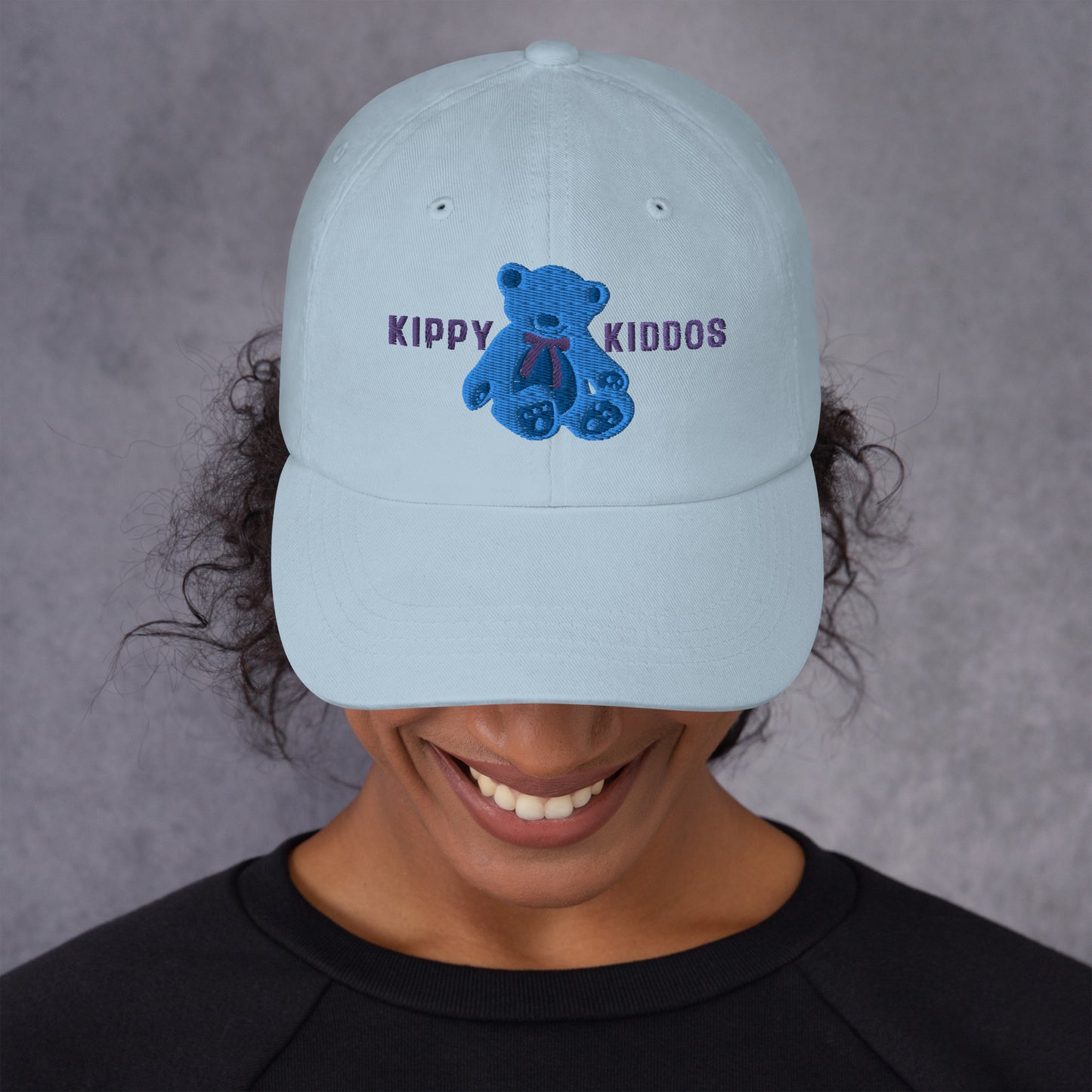 "Kippyy Kiddos" Blue bear Dad hat