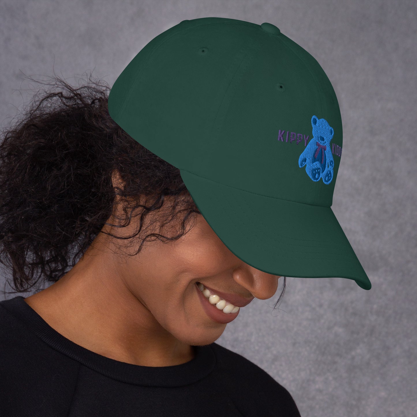 "Kippyy Kiddos" Blue bear Dad hat