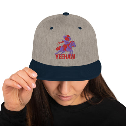 "YEEHAW" Kippy Cowboy Snapback Hat