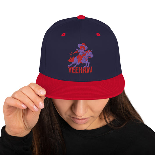 "YEEHAW" Kippy Cowboy Snapback Hat