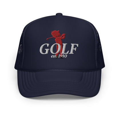 "GOLF" kippy kiddos Foam trucker hat