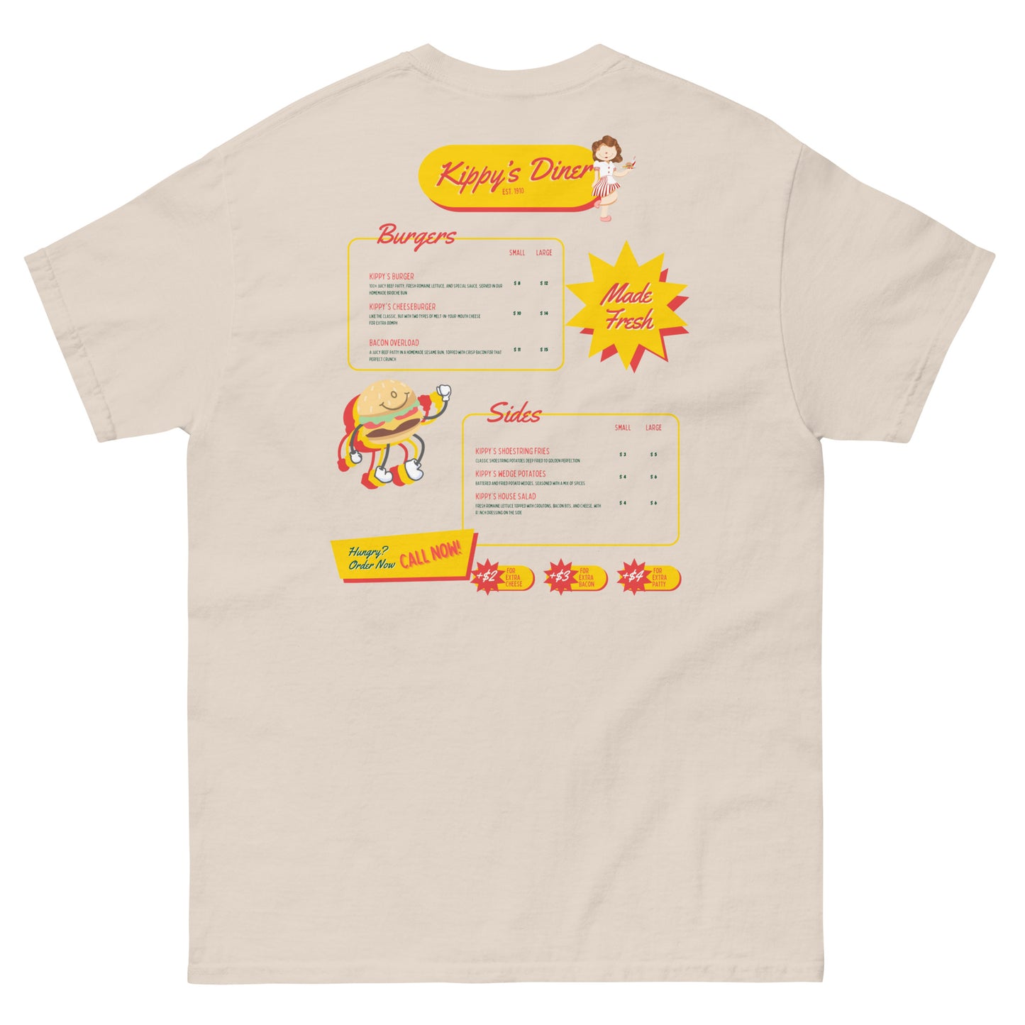 "KIPPY'S DINER" Kippy Kidoos Unisex classic tee