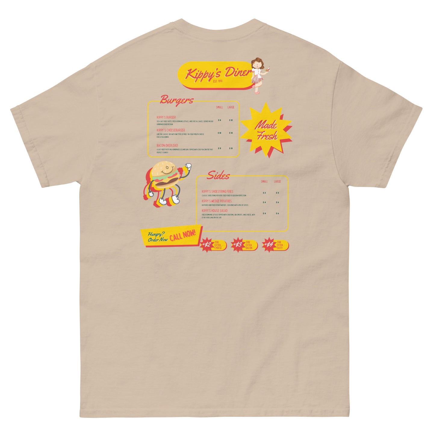 "KIPPY'S DINER" Kippy Kidoos Unisex classic tee