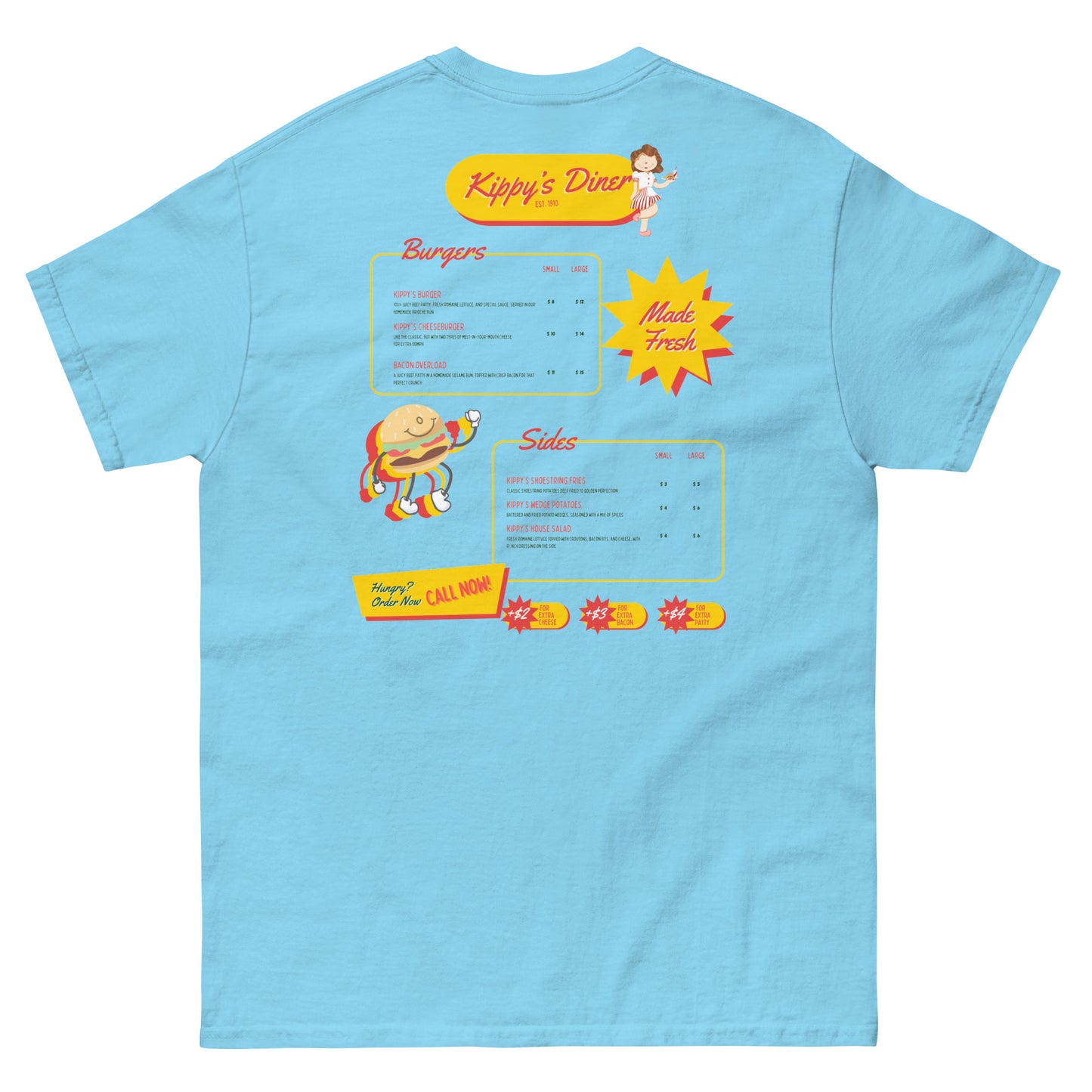 "KIPPY'S DINER" Kippy Kidoos Unisex classic tee