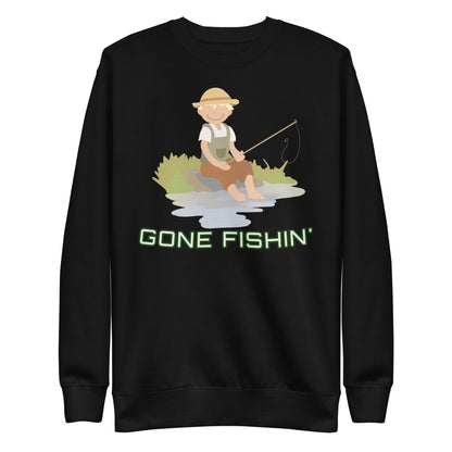 "Gone Fishin'" Kippy Kiddos Unisex Premium Sweatshirt