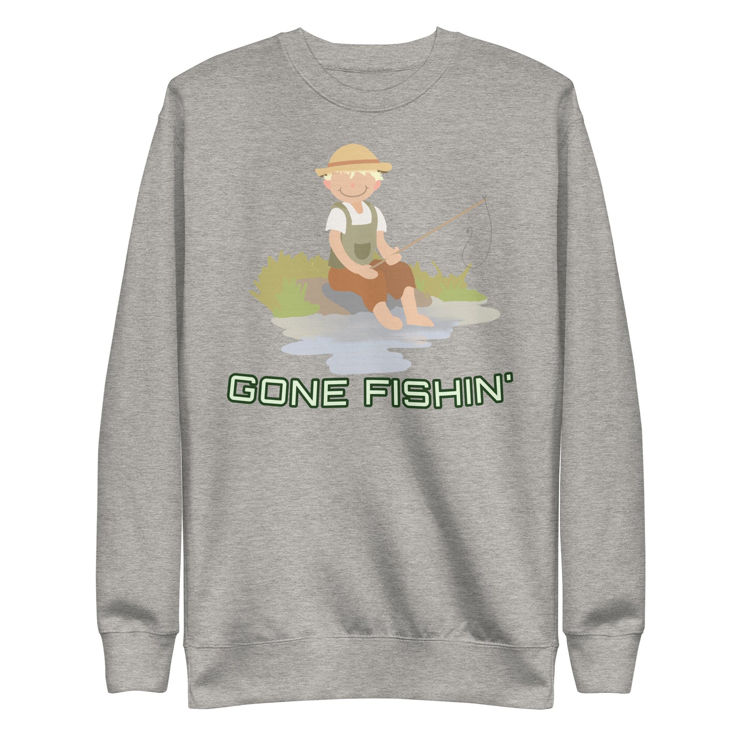 "Gone Fishin'" Kippy Kiddos Unisex Premium Sweatshirt