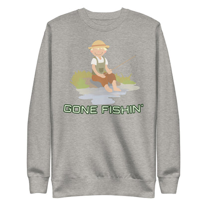 "Gone Fishin'" Kippy Kiddos Unisex Premium Sweatshirt