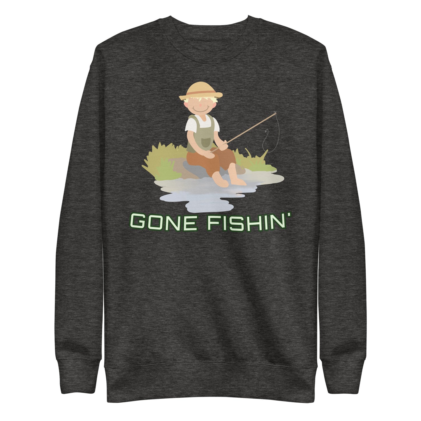 "Gone Fishin'" Kippy Kiddos Unisex Premium Sweatshirt