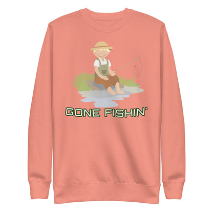 "Gone Fishin'" Kippy Kiddos Unisex Premium Sweatshirt