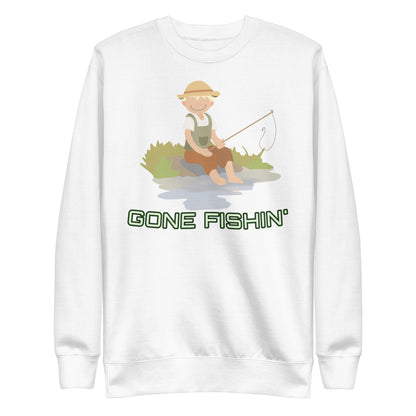 "Gone Fishin'" Kippy Kiddos Unisex Premium Sweatshirt