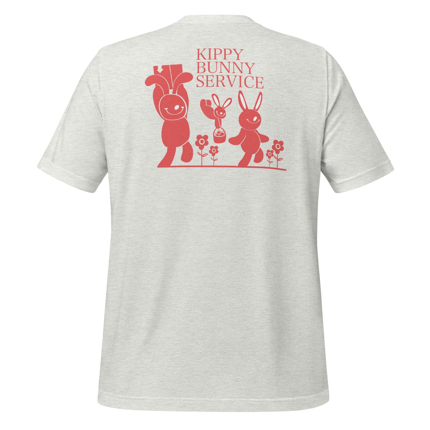 "Kippy Bunny Delivery" Unisex t-shirt