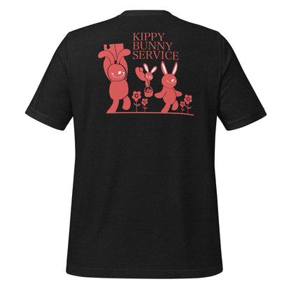 "Kippy Bunny Delivery" Unisex t-shirt