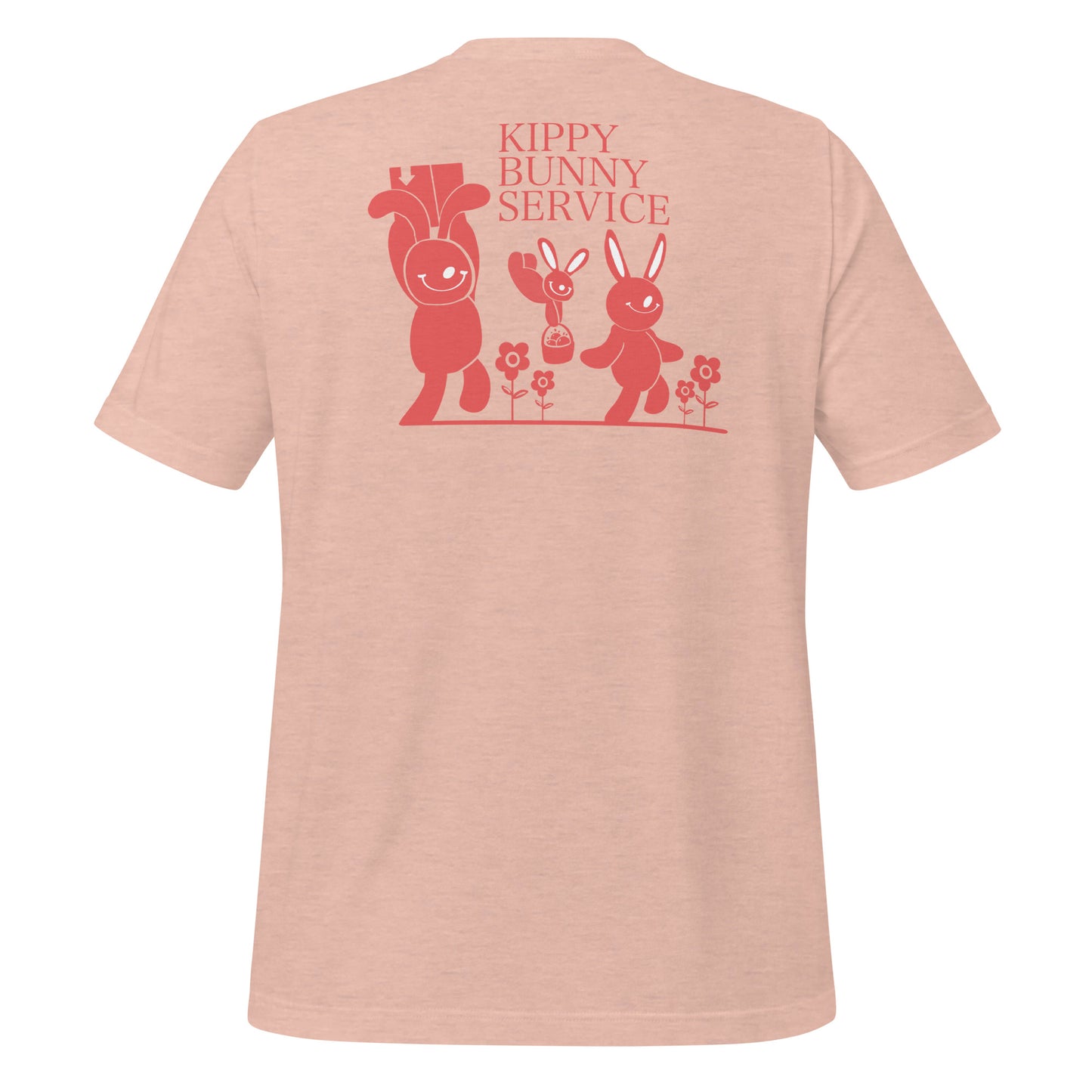 "Kippy Bunny Delivery" Unisex t-shirt