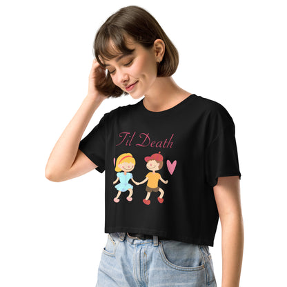 "Til Death" Kippy Kiddos Women’s crop top