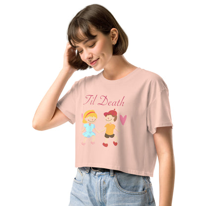 "Til Death" Kippy Kiddos Women’s crop top