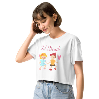 "Til Death" Kippy Kiddos Women’s crop top